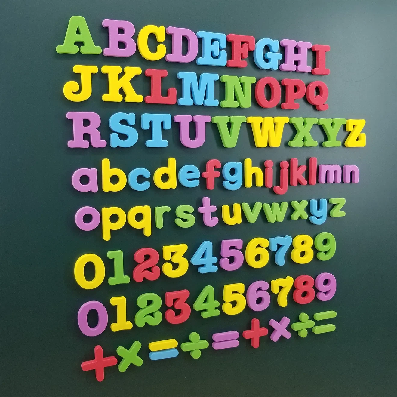 Magnetic Letter Board - Manyetik Harfler Sayılar Alfabe ABC 123,
