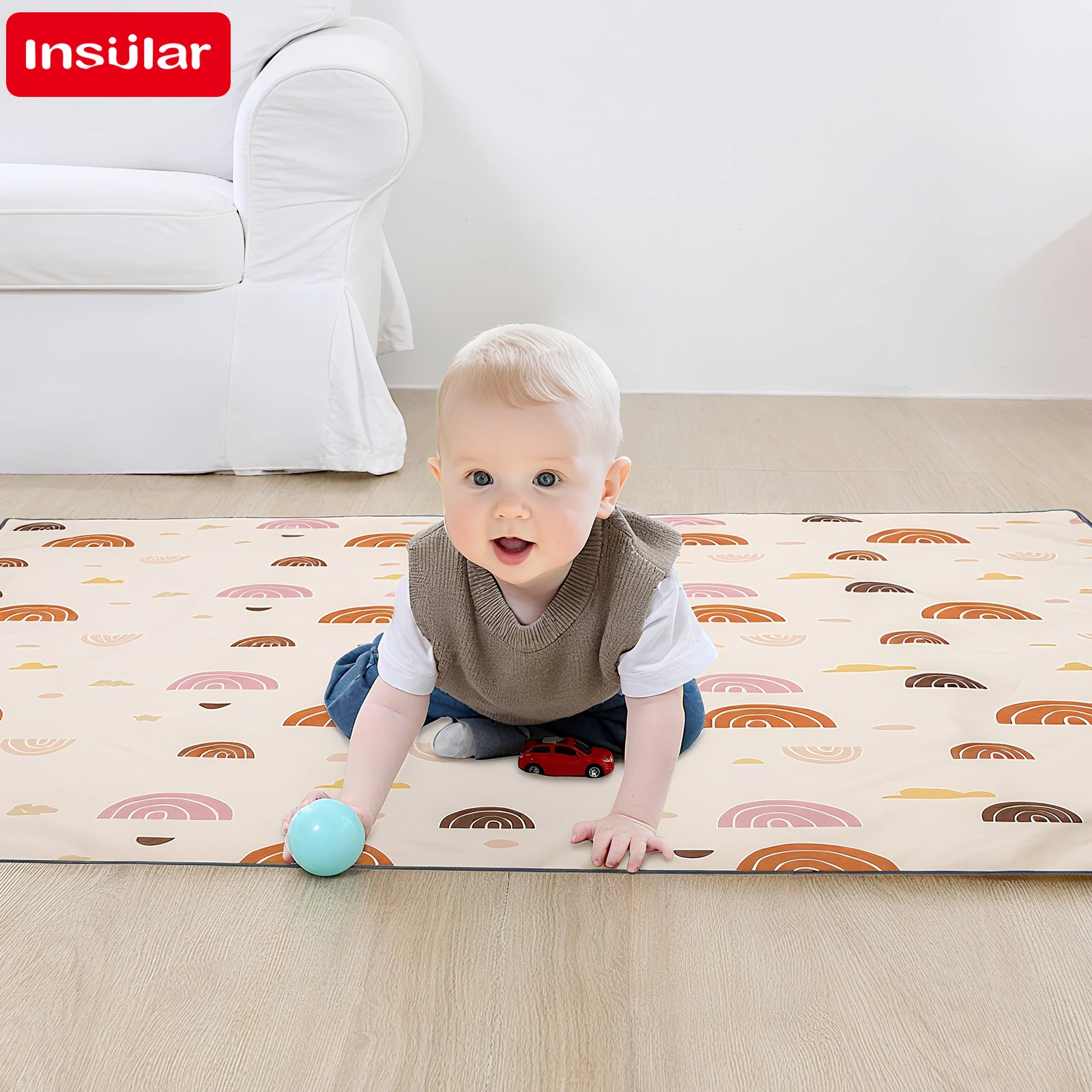Kids Educational Mat - INSULAR Çocuk Eğitim Yatak Katlanabilir Bebek