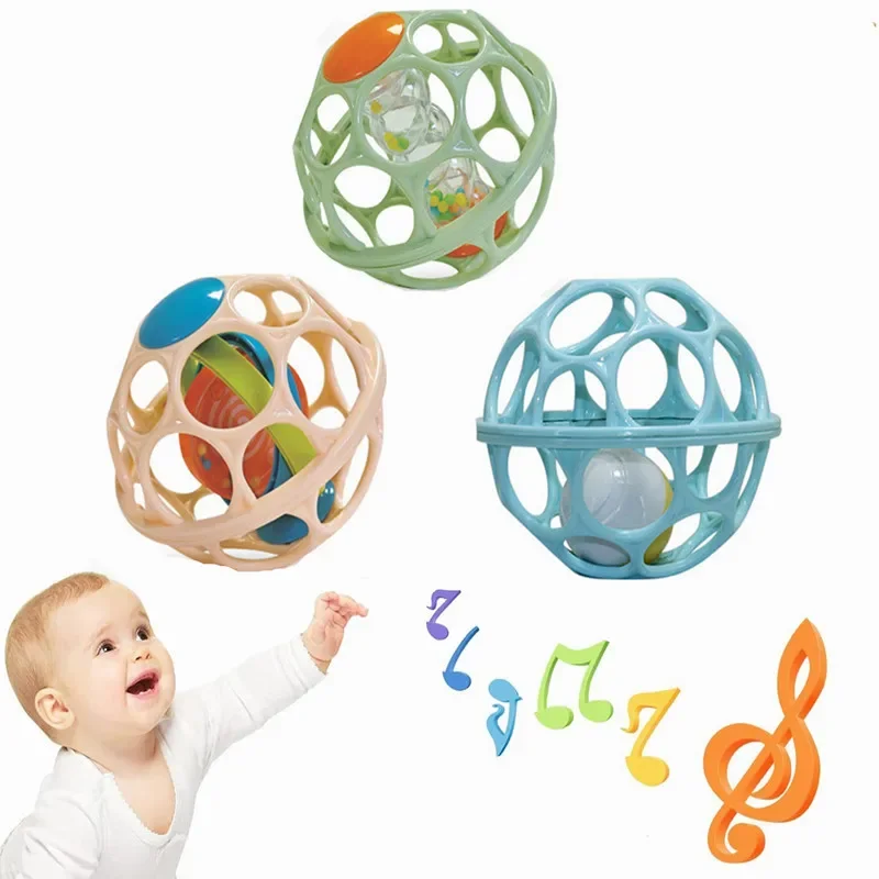 Kids Education Bell - Bebek El Çıngırağı Yumuşak Top Oyuncaklar