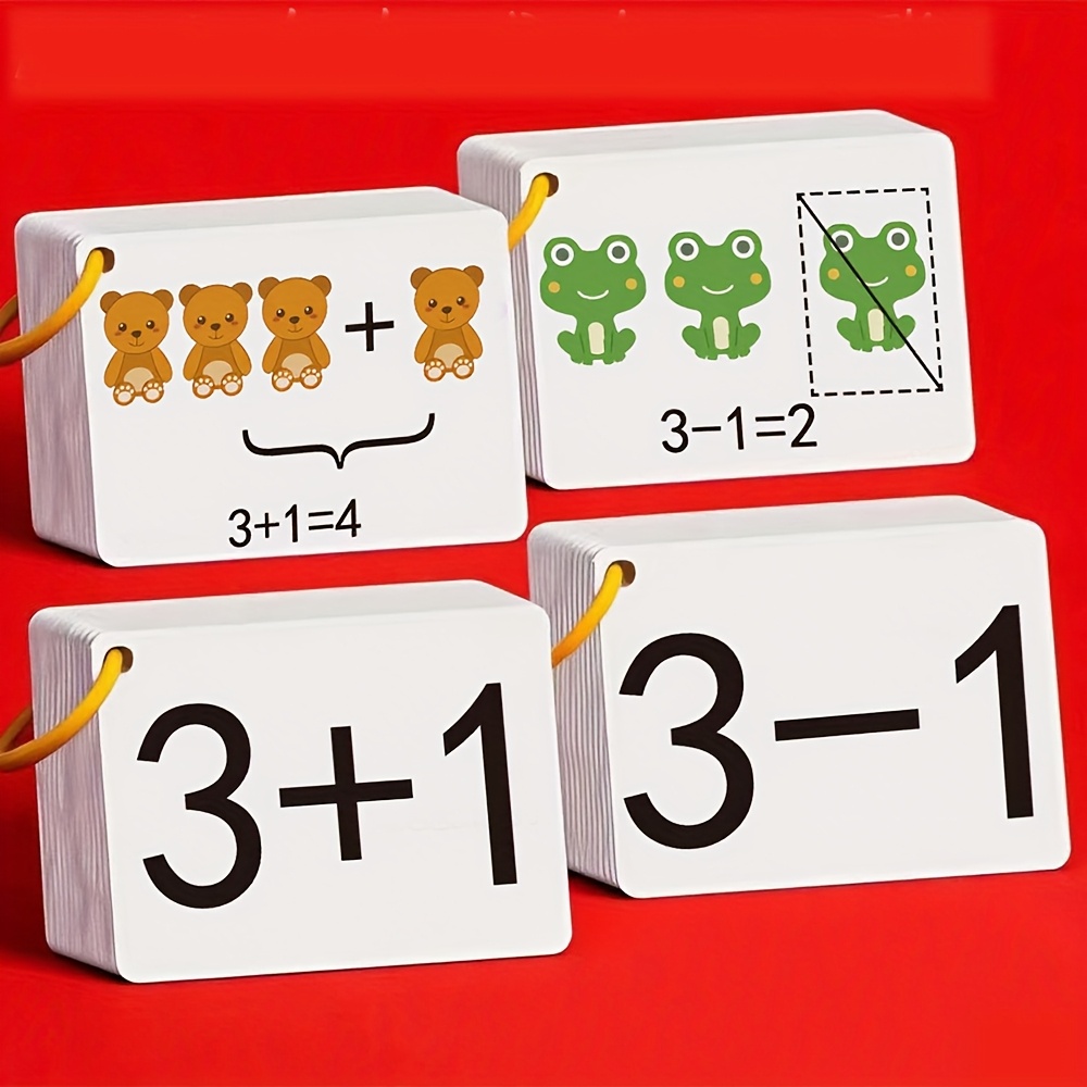 Kids Education Card - Toplama ve Çıkarma Problemleri İçeren 132