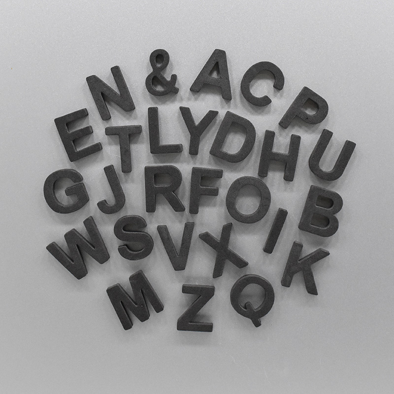 Magnetic Letter Board - İngilizce harfler buzdolabı çıkartmaları ev dekor
