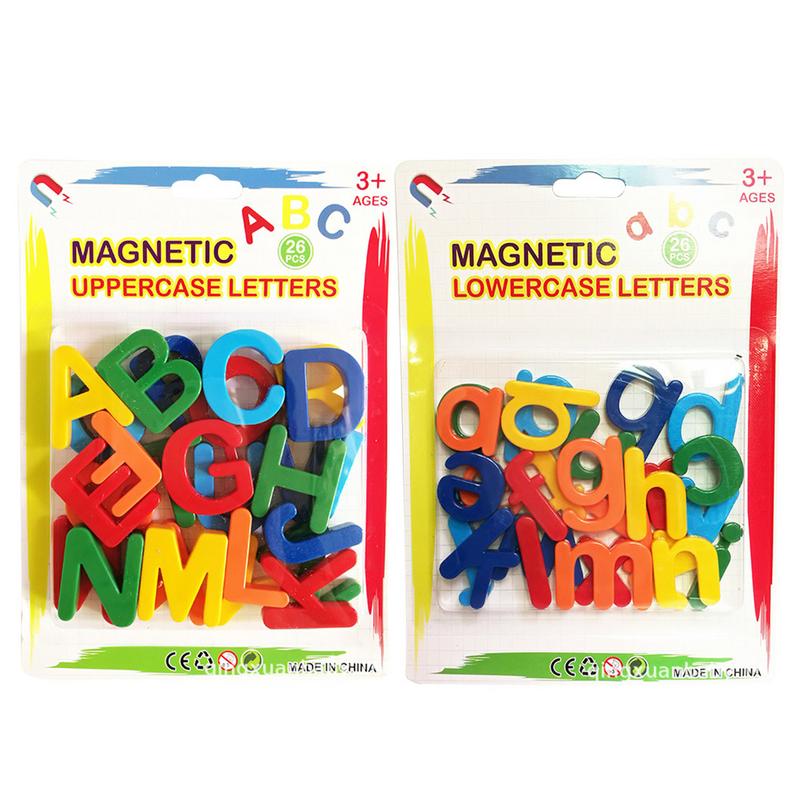 Magnetic Letter Board - Çocuklar Manyetik Öğrenme Alfabe Harfler Plastik