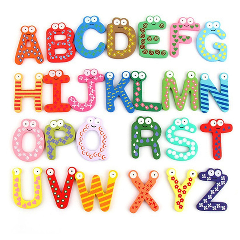 Magnetic Letter Board - 1 takım manyetik öğrenme alfabe mektuplar