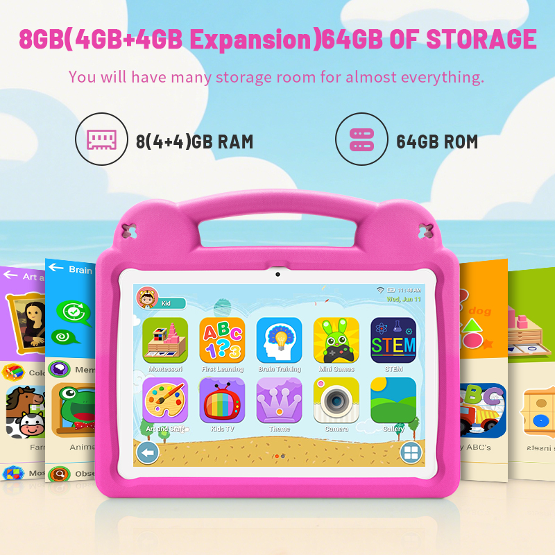 ANRY 10 İnç Çocuk Tablet PC Gl - Kids Education Software For Pc incelemesi ve fiyatı