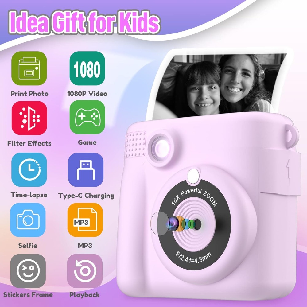 Çocuklar için Anında Baskı Kam - Kids Education Card incelemesi ve fiyatı