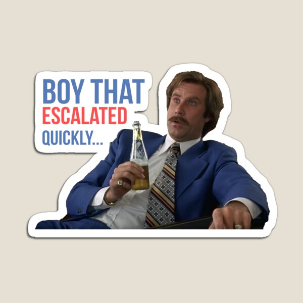 Anchorman Will Ferrell Boy Tha - Magnetic Letter Board incelemesi ve fiyatı