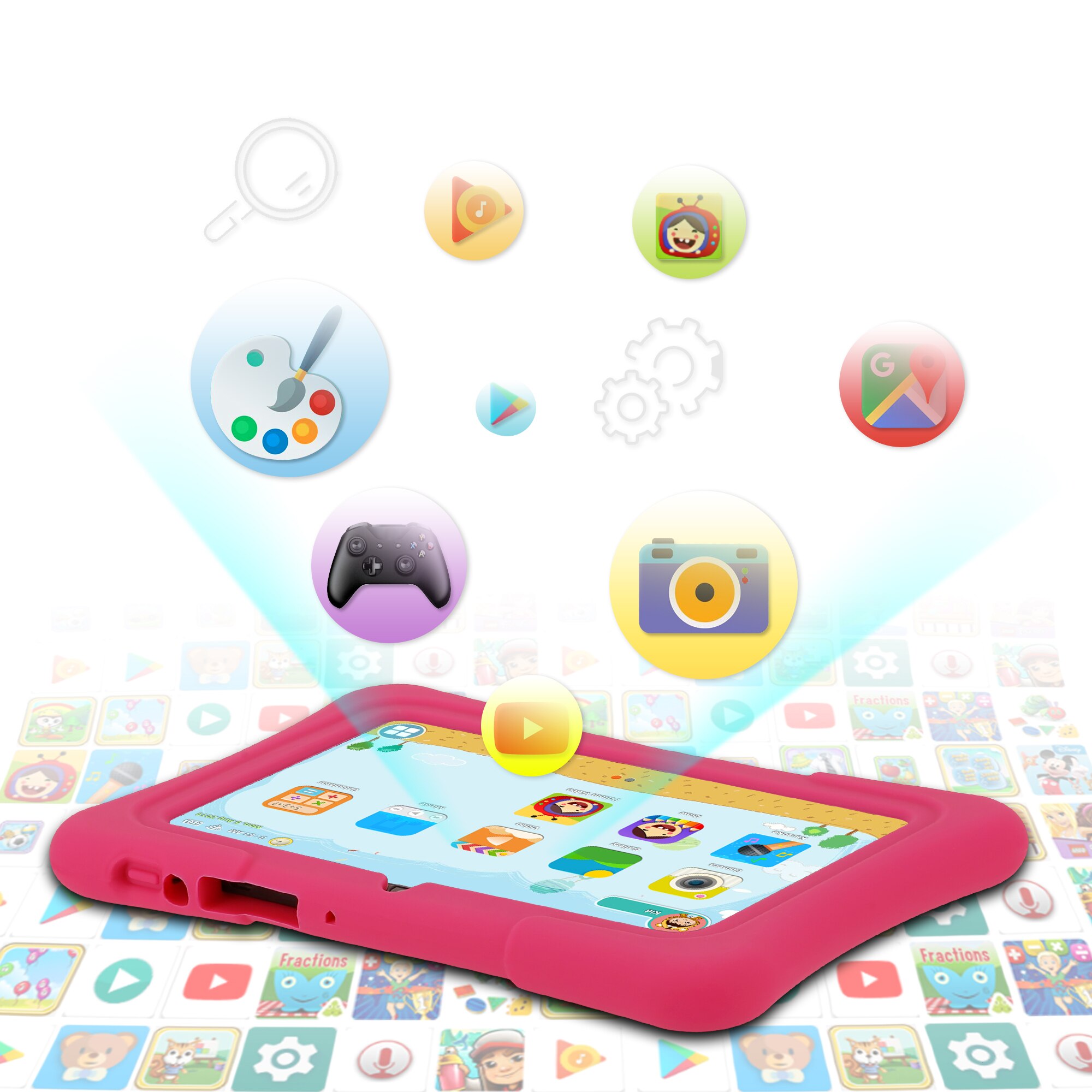 PRITOM 7 İnç Çocuk Tableti Dör - Kids Education Software For Pc incelemesi ve fiyatı