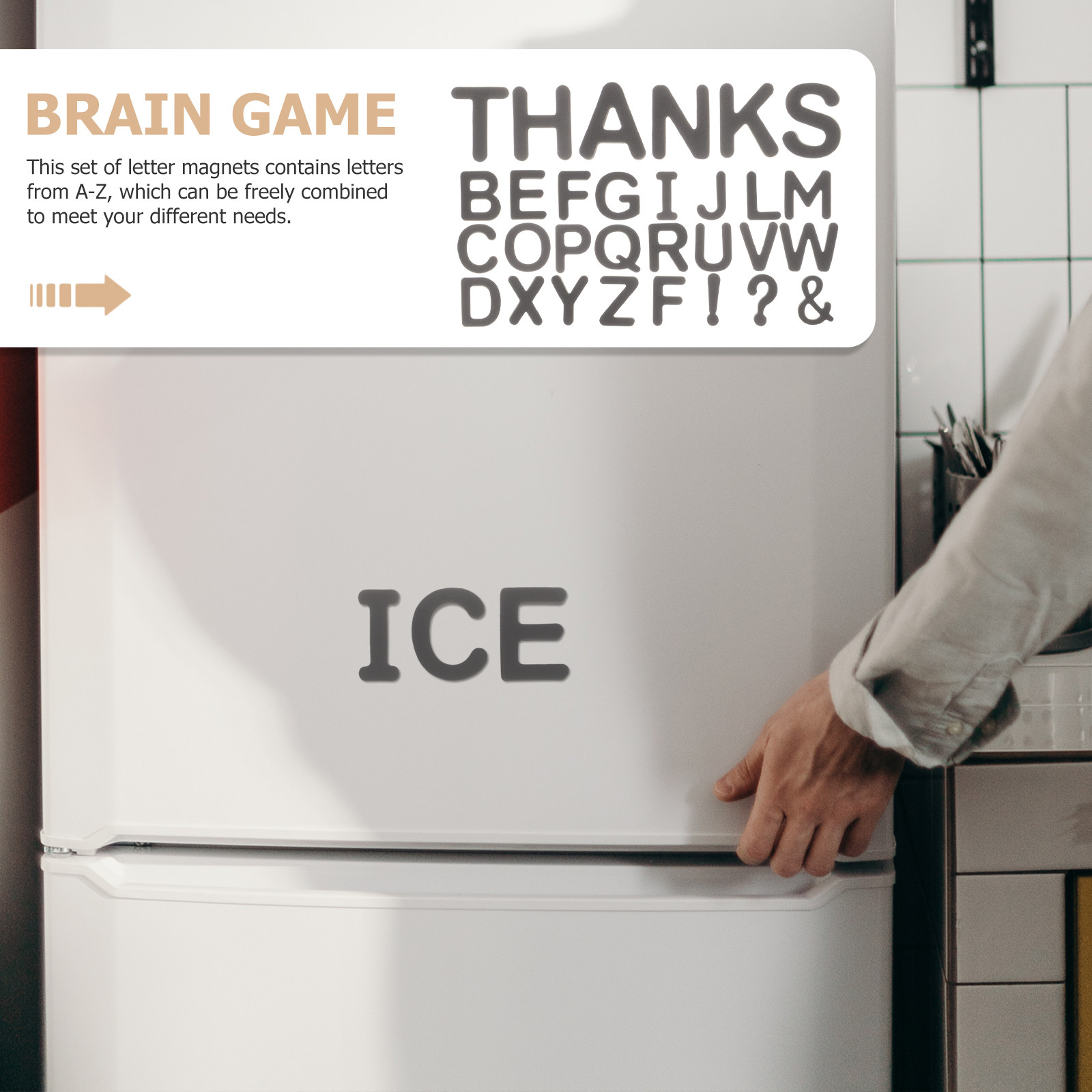 Duvar Mıknatısları için Büyük  - Magnetic Letter Board incelemesi ve fiyatı