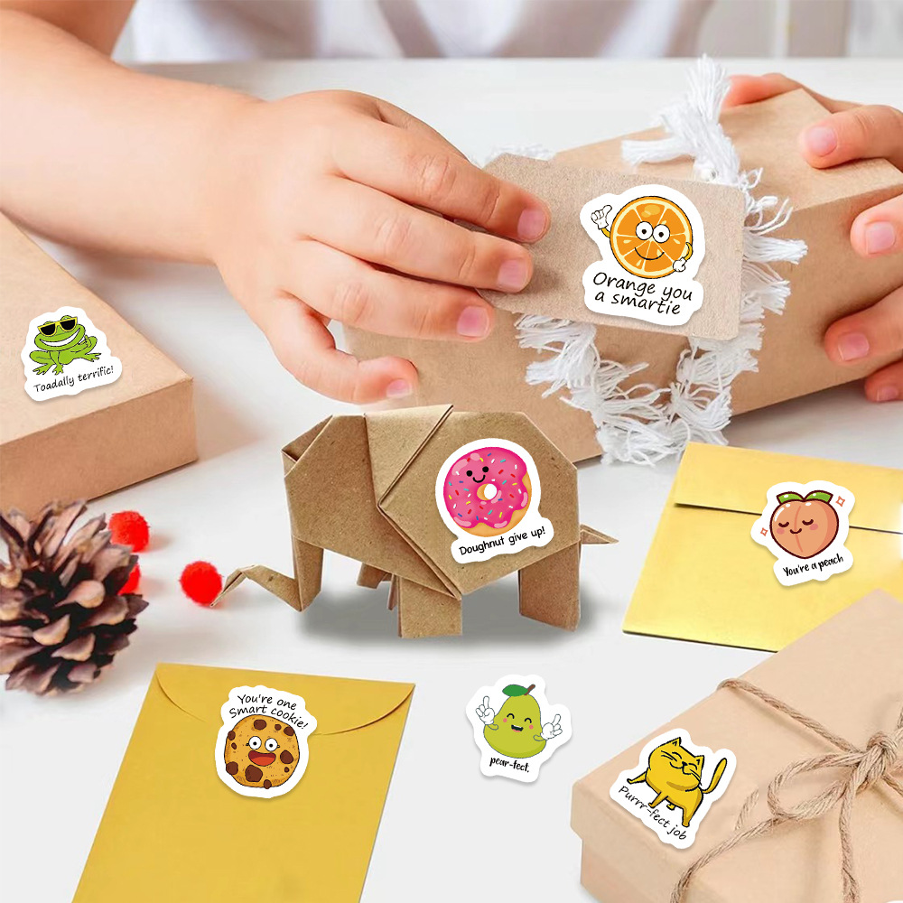 100-500 adet Sevimli Çıkartmas - Kids Education Motivation incelemesi ve fiyatı
