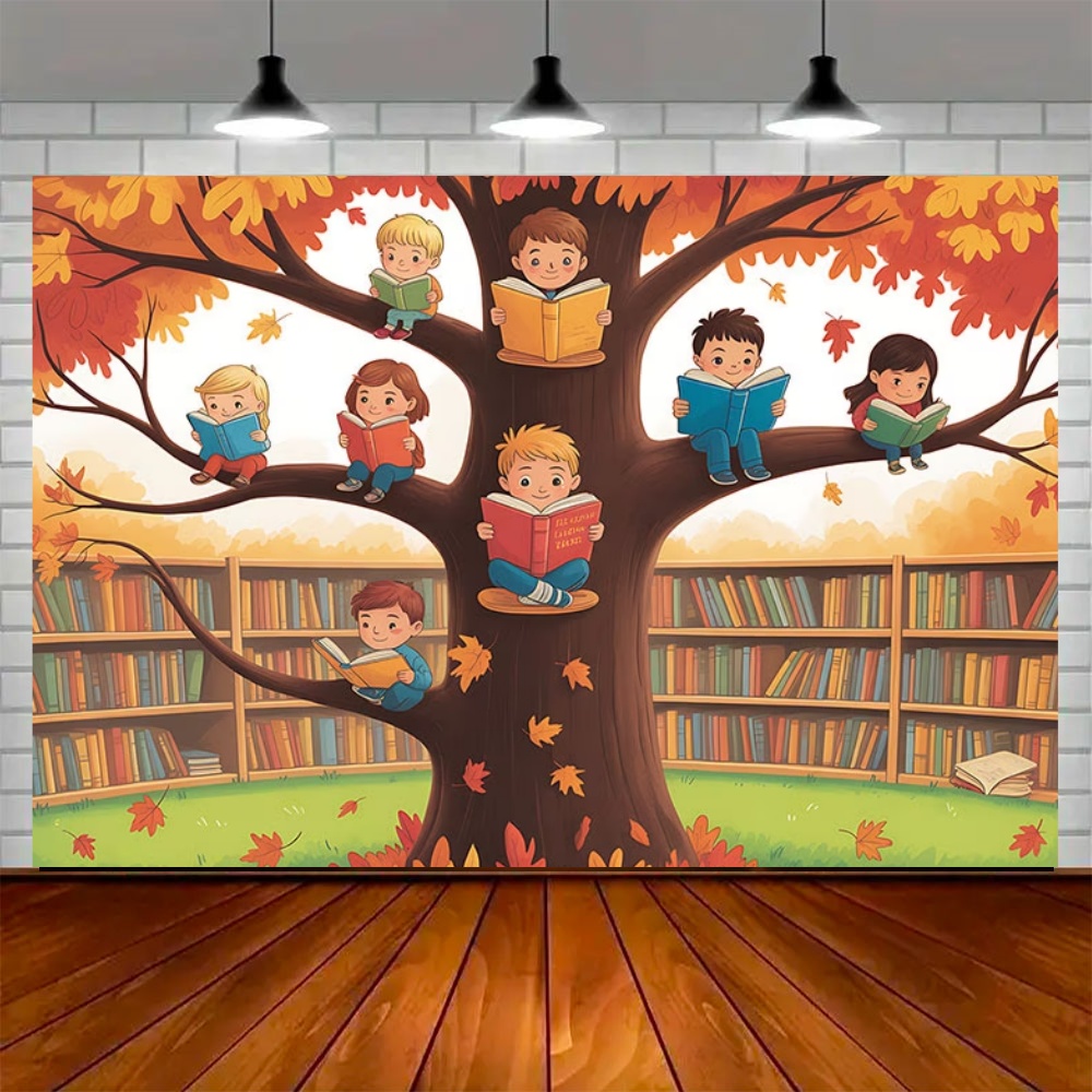 Dünya Sonbahar Okuma Günü Part - Background For Kids Education incelemesi ve fiyatı