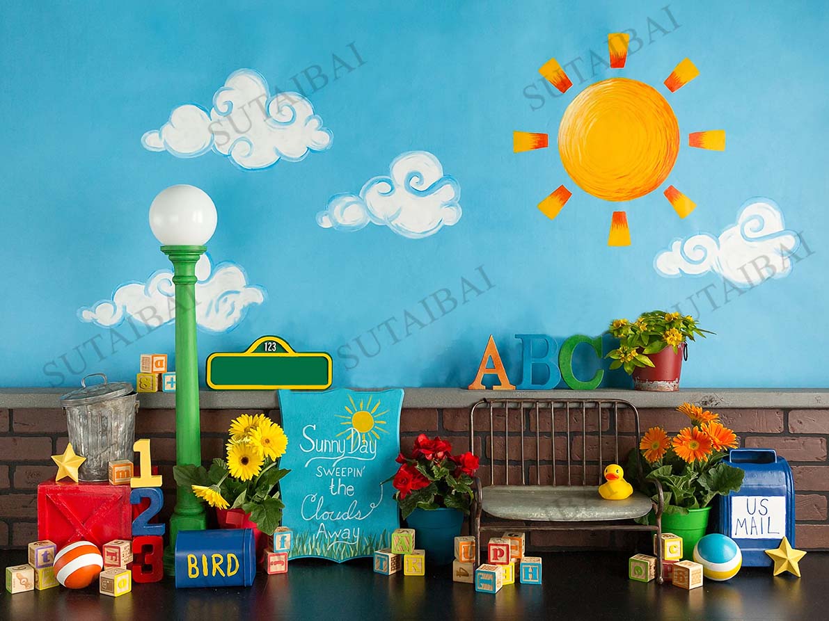 ABC Okula Dönüş Fotoğraf Backd - Background For Kids Education incelemesi ve fiyatı