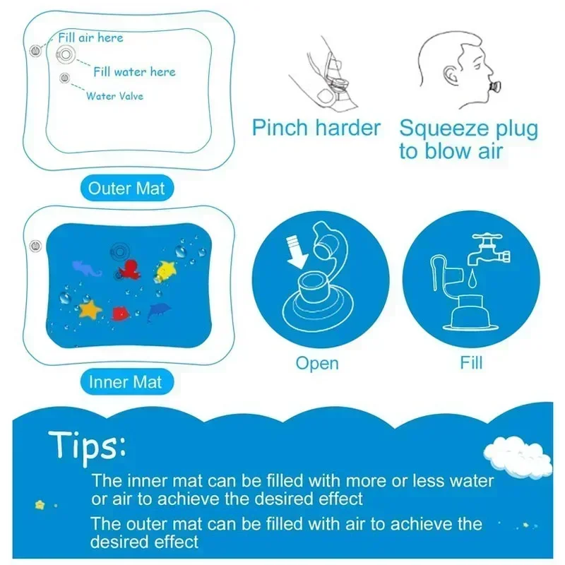Bebek su oyun matı PVC şişme y - Kids Educational Mat incelemesi ve fiyatı