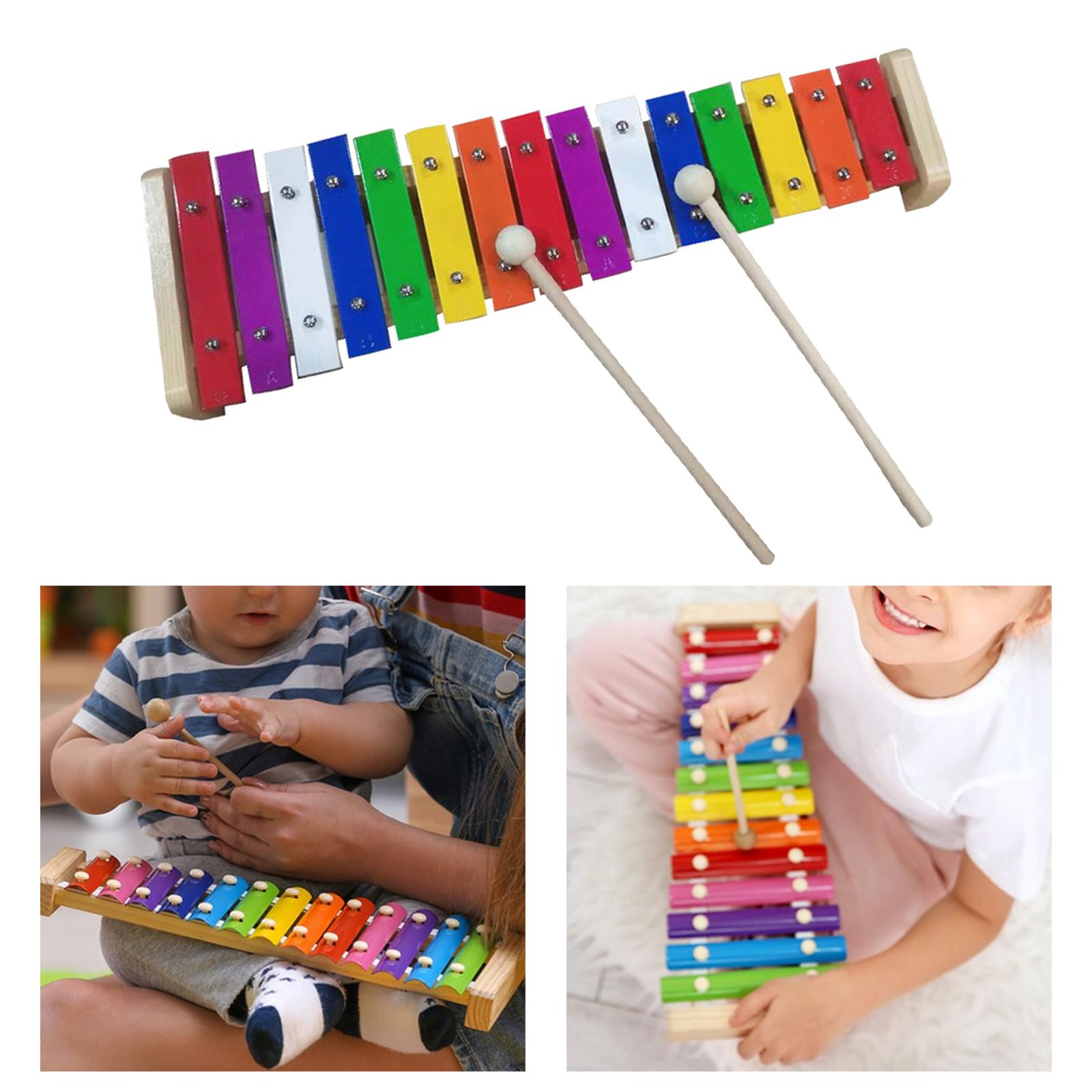 15 ölçekli ksilofon çan el per - Kids Education Bell incelemesi ve fiyatı