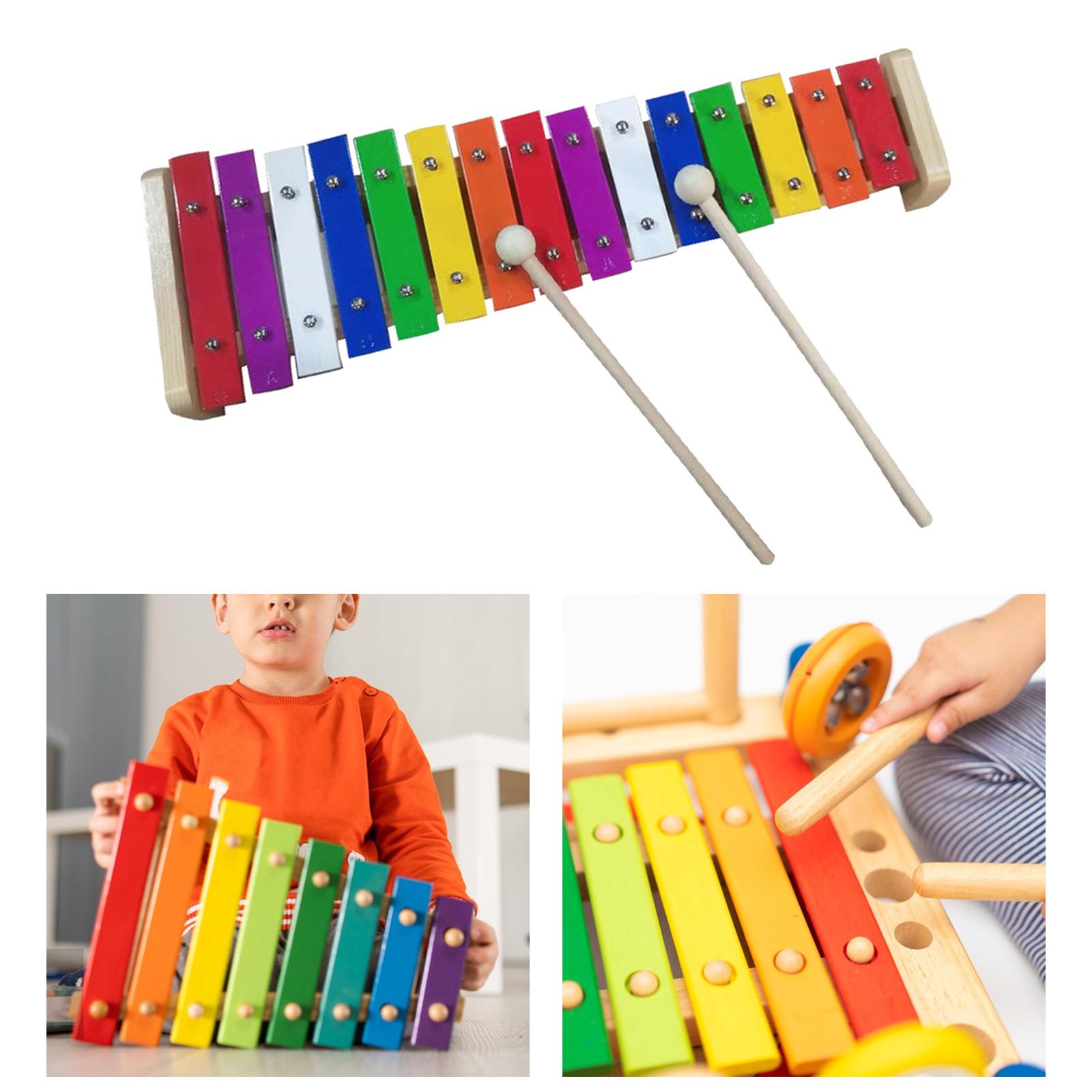15 ölçekli ksilofon çan el per - Kids Education Bell incelemesi ve fiyatı